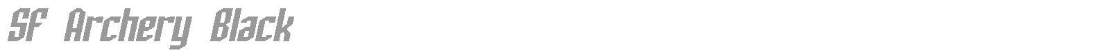 SF Archery Black font preview